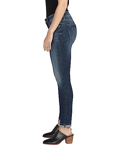 Silver Jeans Co. Women's Girlfriend Mid Rise Slim Leg Jeans-Legacy2