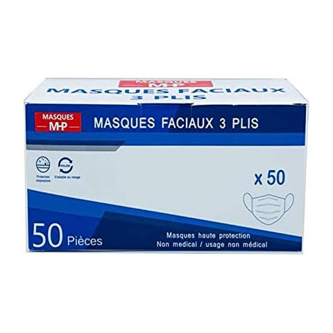 MHP 100 Masques jetables faciaux Cover