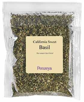 Basil California Sweet By Penzeys Spices 2.4 oz 3 cup bag (Pack of 1)