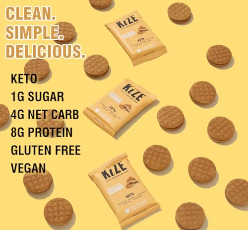 Kize Keto Peanut Butter Cookie Real Ingredients, Real People, Every Bar Helps Those In Need Dairy Free, Non Gmo, Gluten Free, No Added Sugar, Simple Ingredients, 1.5 Ounce