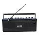 Kassetten Boombox, Retro Blueooth Boombox mit USB, SD und 3,5 Mm AUX Eingang, AM FM SW Kassettenspieler und Recorder (Blue)