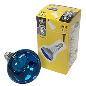 Reflectorlamp R50 NR50 E14 40 Watt BLAUW schijnwerper lamp licht