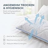 PROCAVE Seitenschläferkissen Top Cool - Kissen lang - atmungsaktives Schlafkissen - Kissen für...