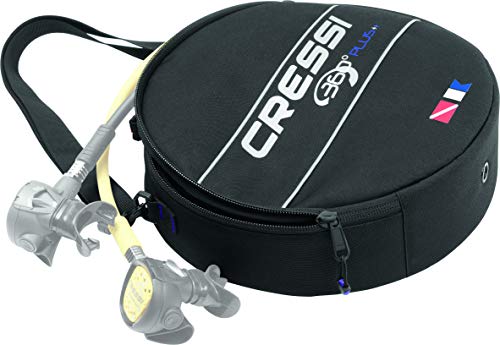Cressi 360 Regulator Bag, Black/red