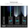OLIGHT ArkPro EDC Flat Flashlight Rechargeable with Green Beam, UV and White LED,1500 Lumens USB-C Pocket Camping Flashlight, Spotlight Floodlight for Outdoor Emergency Working (Black CW) #2