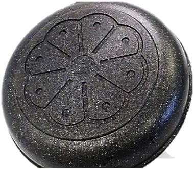 Miniatura 4 de Neware Olla baja de mármol de aluminio fundido de 6 cuartos (12.6 in)