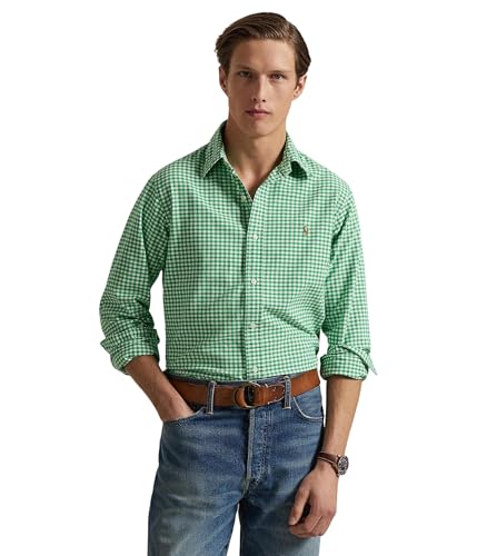 POLO RALPH LAUREN Men's Classic Fit Gingham Oxford Shirt
