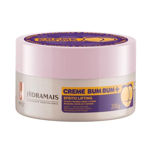 Creme Bumbum Hidramais 200g - Creme Firmador Corporal, Efeito Lifting e Anticelulite - Rápida Absorção