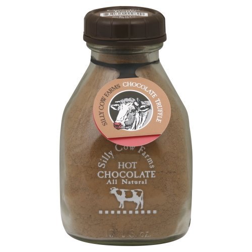 Silly Cow Farms Hot Chocolate (Chocolate-Truffle) 16 oz. glass jar (Pack of 3) by Silly Cow Farms