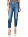 7 For All Mankind Women's Lattice Pocket Ankle Skinny Jean In Authentic Washed Indigo