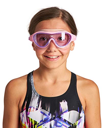 ARENA The One Mask Junior Anti-Fog Schwimmbrille für Kinder, Schwimmmaske mit Großen Verspiegelten Gläsern, UV-Schutz… – Ansicht 5