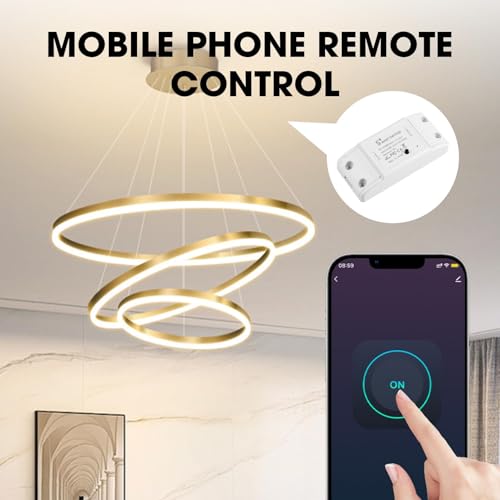 Smart WiFi Light Switch 10A 2200W, BASICR2 Smart Relay Switch No Hub Required for Home Automation DIY Wireless Module Works with Alexa Google Home Compatible with EweLink IFTTT - Image 6