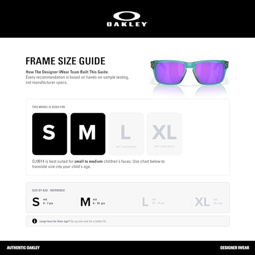 Image of Oakley Holbrook XXS OJ9014 Rectangle Junior Sunglasses for Boys for Girls