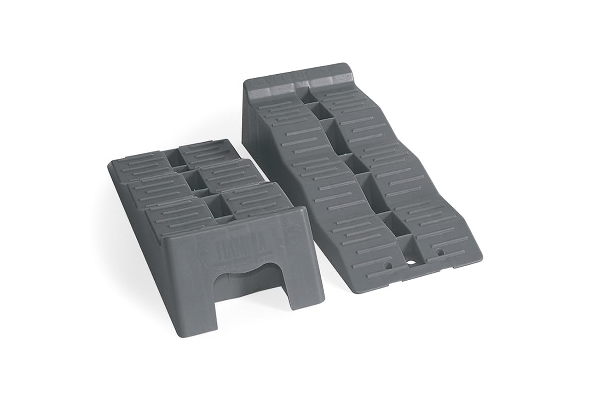 Fiamma Level Up- Par de cuñas niveladoras para caravana/autocaravana + Bolsa