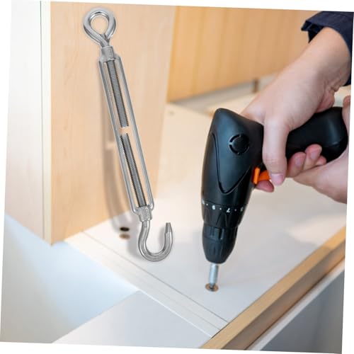 OUNONA Tensores de Acero Inoxidable con Gancho y Ojal para Instalación y Tensado de Cables miniatura 7