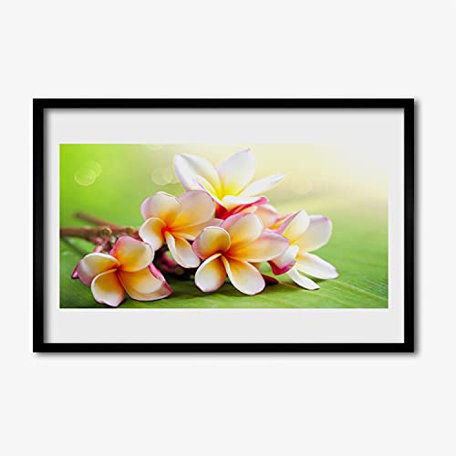 Affiche avec cadre salon et chambre Tulup motif floral nature 60x40cm
