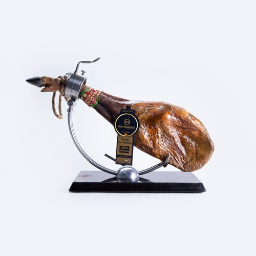 Ibéricos Montesano | Paleta de Bellota 100% Ibérico D.O.P | 36 Meses de Curación | Premio Diamond Taste Award | Criado en Libertad en la Dehesa Extremeña y Alimentado con Bellotas | 4,5-5kg