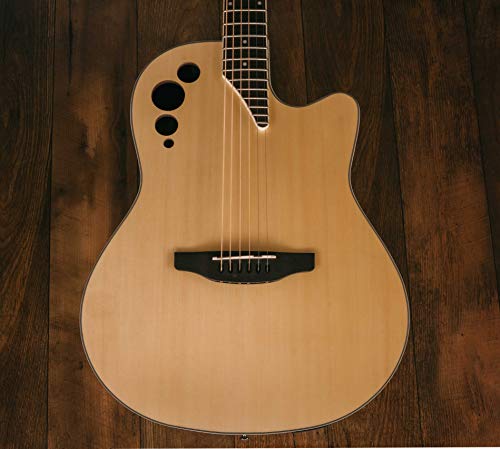 Ovation Applause 6 String Acoustic-Electric Guitar, Right, Natural, Mid-Depth (Ae44Ii-4) #TOP3
