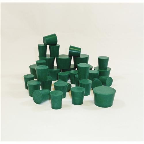 United Scientific Supplies NST0-S Stopper, Green (Pack of 68)