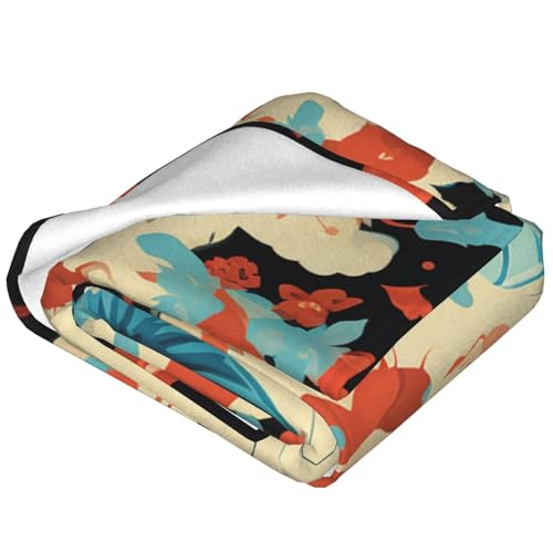 Plaid canapé flanelle microfibre jeté de lit luxe toutes saisons