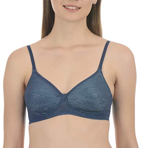 Image of Amante Lace Padded Non-Wired Full Coverage T-Shirt Bra