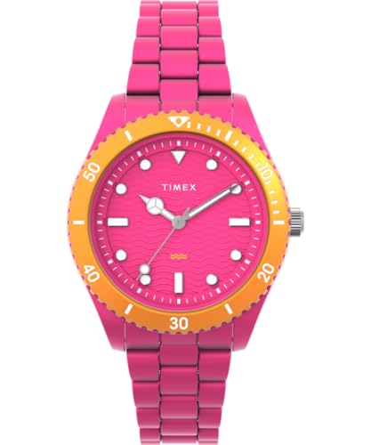 Montre femme Timex Trend TW2Y04600 rose 37 mm bracelet écologique pour un look tendance durable