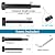 Muzata 10Pair Black Cable Railing kit Invisible 1/8" Upgraded Swage Tensioner and Terminal Hidden T316 Stainless Steel for 2"-6" Wood Metal Post WoodHidden System CR26, CV1 CV2 CA7