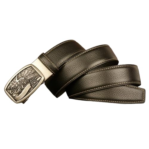Ceinture jeans homme pour look biker sangle fait main boucle aigle drapeau