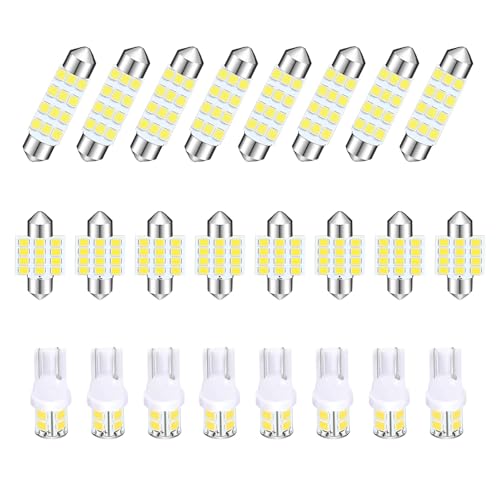 Kit de 24 bombillas LED para interior de auto, combo miniatura 1