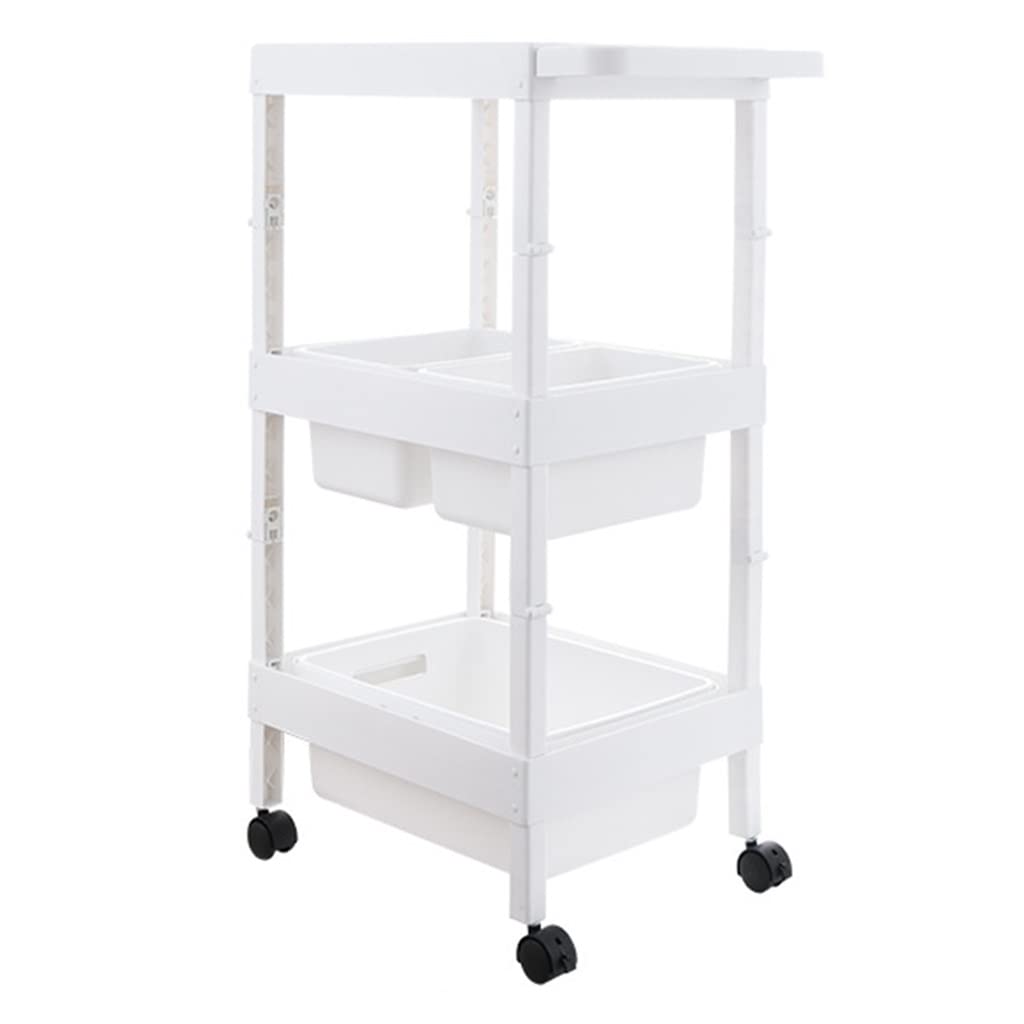 Carrello ripostiglio maniglia bagno cucina ufficio(3 Tier)
