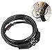 oceanside Coded Bicycle Lock, Anti Theft Bike Mountain Bicycle Chain Lock Cable Steel Lock Safety Fixed Password