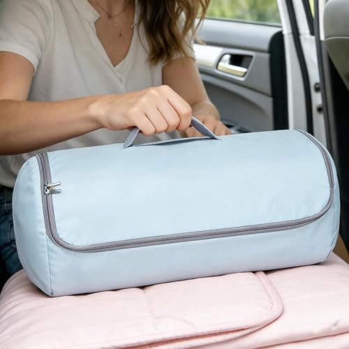 Bolsa de compresión cilíndrica de alta resistencia e impermeable para ropa de mudanza 4