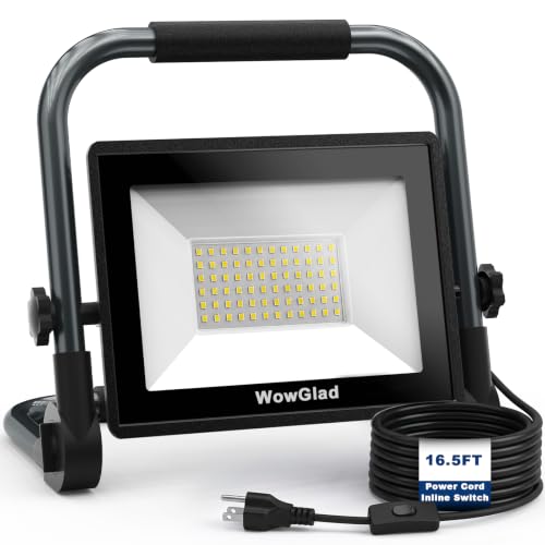 LED-Work-Light-10000-Lumens-165FT-Cord-Inline-Switch-IP66-Waterproof-Mechanic-Light-for-Garage-Workshop-Job-Site-Construction-Car-Repairing LED Work Light 10000 Lumens, 16.5FT Cord Inline Switch, IP66 Waterproof Mechanic Light for Garage Workshop Job Site Construction Car Repairing - Image 1