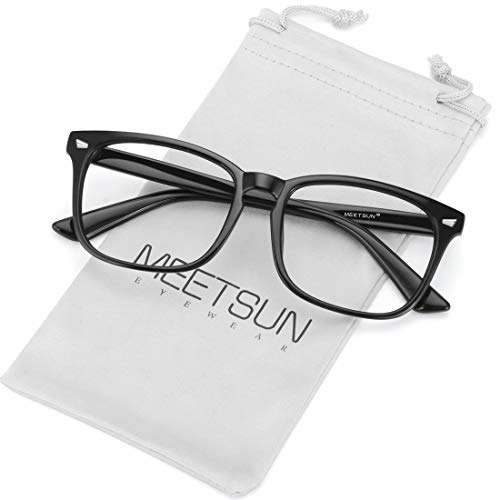 MEETSUN Blue Light Blocking Glasses Women Men, Anti Eye Strain