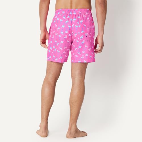 Image of Amazon Essentials Men's Swim Trunks with Mesh Lining, Pockets, Drawstring Closure