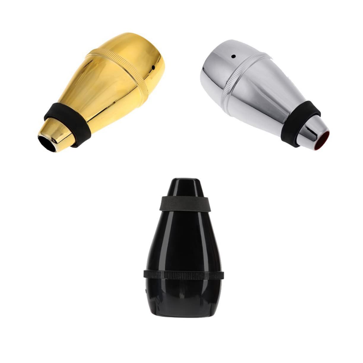 Toddmomy Mute Practice Musical Trumpet Trumpet Beginner Trumpet Muffler Black