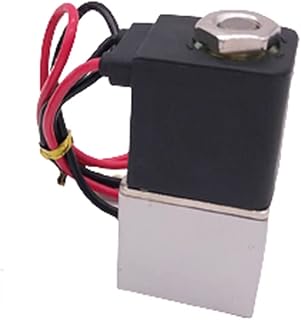 VGOWNRE Plumbing 2way Pneumatic Aluminium Solenoid Valve Port 1/8 1/4 Inch 24V Micro Control Medical Valve Air Compressor Pump Parts LAY-Fittings (Specification : 1/8Inch, Voltage : 110V)