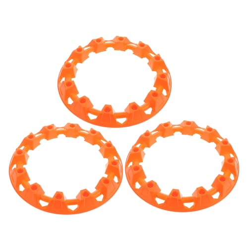 LOLIPPYY 3 Piezas Tapas de Buje para ATV Cubiertas de Rueda de Plástico para Vehículos Todoterreno Protector de Buje Resistente para Ruedas de ATV Accesorios Decorativos para Uso Exterior