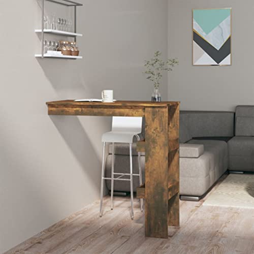 Questa bancone da muro moderno si distingue per il suo stile semplice ma elegante. È perfettamente adatto per godervi una bevanda con gli amici o con la famiglia.La costruzione di questo bancone da casa ne garantisce la robustezza, durabilità e utilizzo a lungo termine.