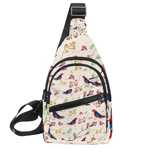 Sac de poitrine pour femme imperméable et léger avec motif tournesol pour randonnée