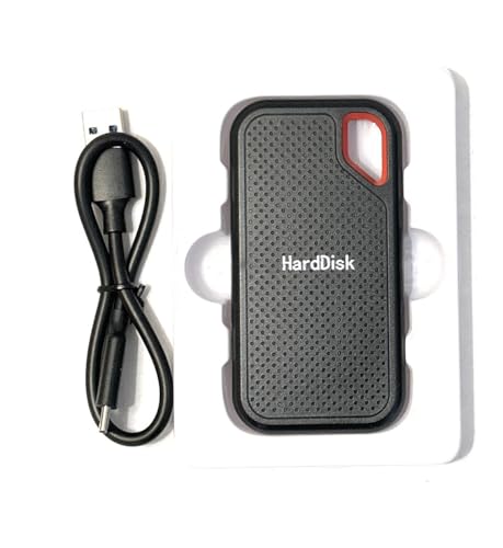 HardDisk16TB Portable SSD, External Hard Disk, Solid State Drive USB 3.1 High Speed Up to 1050MB/s, USB-C, USB 3.2 Gen 2, IP65 Water and Dust Resistance, External Solid State Drive - SSD E61