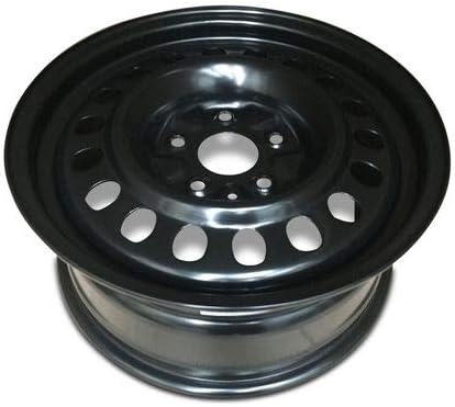 16x7 inch OEM Direct Replacement Steel Wheel for Dodge Dakota 2005–2011 5-114.3mm Black 16 in Rim 52855013AA