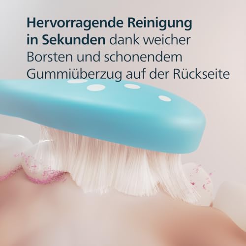 Philips Sonicare For Kids, Original Ersatzbürstenköpfe für Kinder ab 7 Jahren, 2er-Pack, HX6042/90 3
