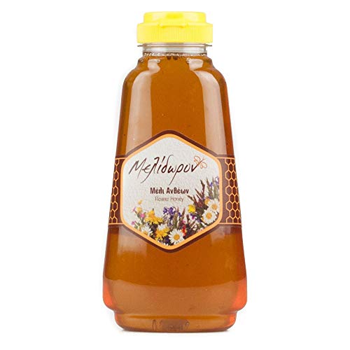 Melidoron Miel de Flores - Griega - Fácil de Usar 475 g