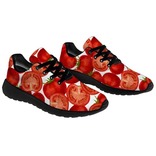 Women's Men's Tomato Shoes Tennis Shoes Running Walking Sneakers Gifts for Him Her4