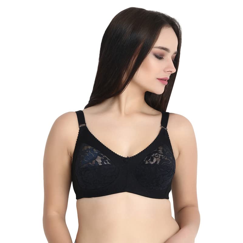 Image of Women Net Non-Padded Wire Free Regular Bra