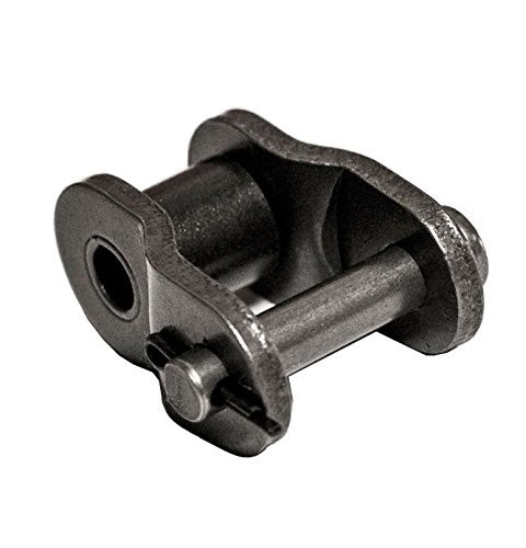 10-Pack #40H Heavy Duty Roller Chain Offset Links - Carbon Steel Connecting Links For Industrial Use