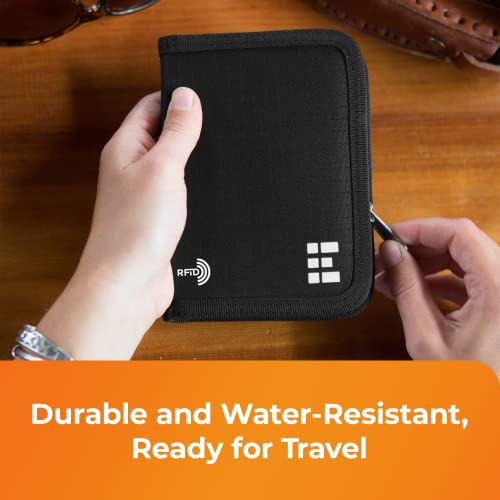 Zero Grid Y120990IDGF Travel Wallet & Family Passport Holder W/Rfid Blocking thumb #6