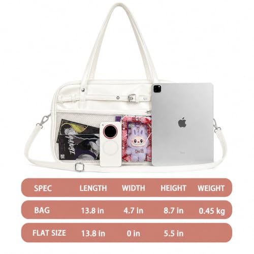 Image of TTCAYU Ita Bag Crossbody kawaii Pin Display Bag with Insert Ita Messenger Bags Japanese Handbag Shoulder JK Purse for Girl