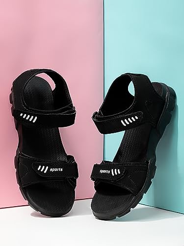 Image of AIRSON MAESTRO Sports Sandal for Men | Sandal for Running, Gym, Walking | Casual Sandal | Anti-Skid | Adjustable Double Velcro Strap | Lightweight & Comfortable | Indoor & Outdoor | for Gents and Boys